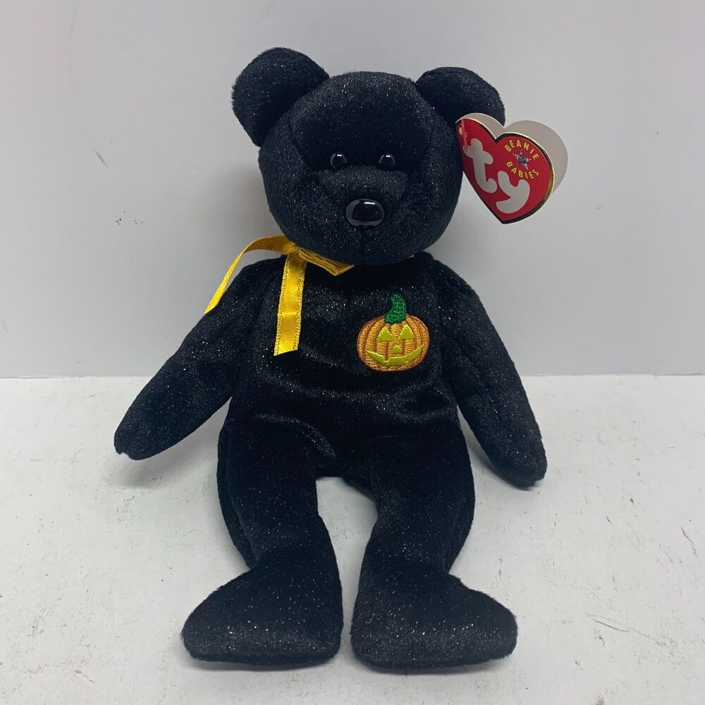 ty beanie babie haunt the bear halloween tag year error 2000 - Picture 6 of 6